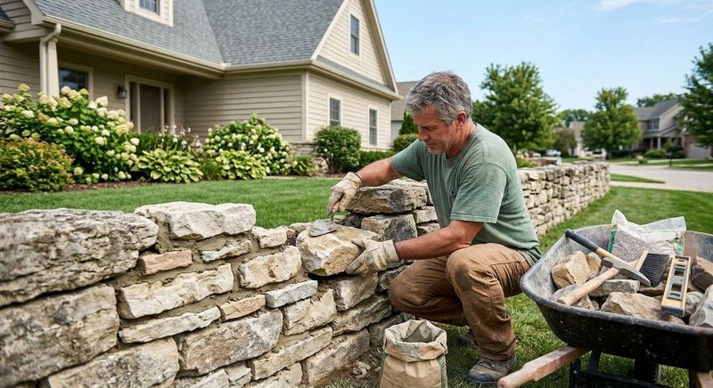 Brick Fence Repair in New Port Richey, FL