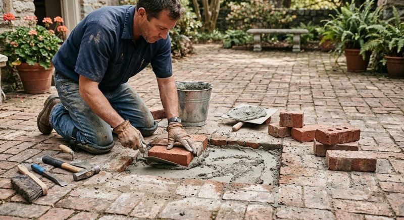 Brick Flatwork Repair in Pinellas County, FL