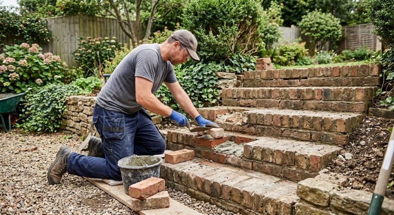 Brick Stairs Repair in Dunedin, FL