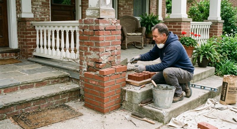 Brick Stairs Repair in Hernando County, FL
