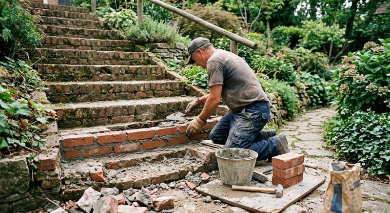 Brick Stairs Repair in Hudson, FL
