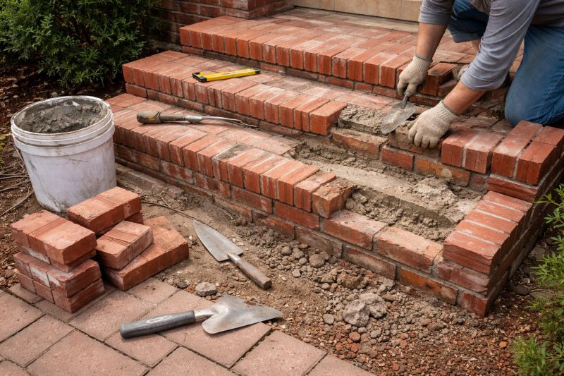 Brick Stairs Repair in Pasco County, FL