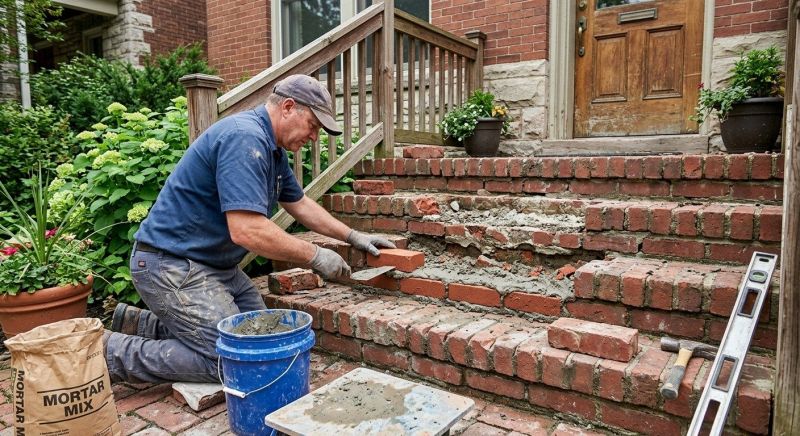 Brick Steps Repair in New Port Richey, FL