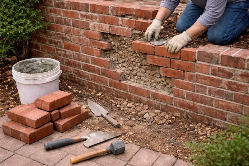 Brick Wall Repair in Dunedin, FL
