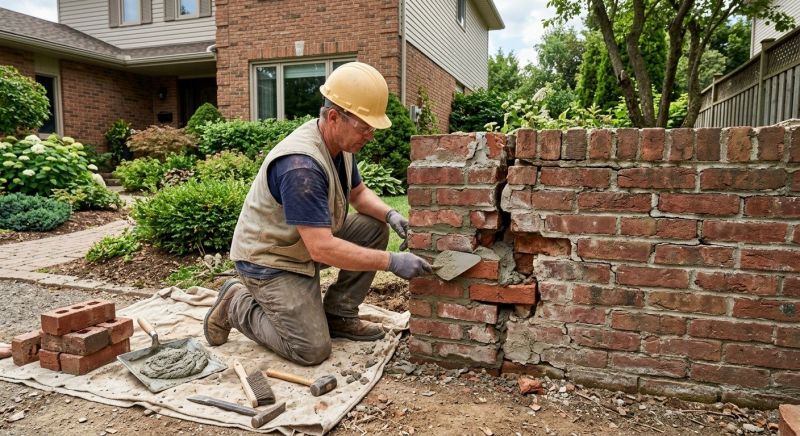 Brick Wall Repair in Palm Harbor, FL