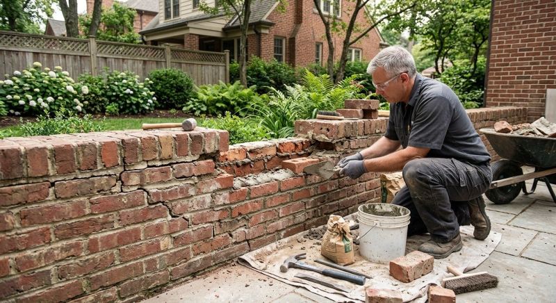 Brick Wall Repair in Pinellas County, FL