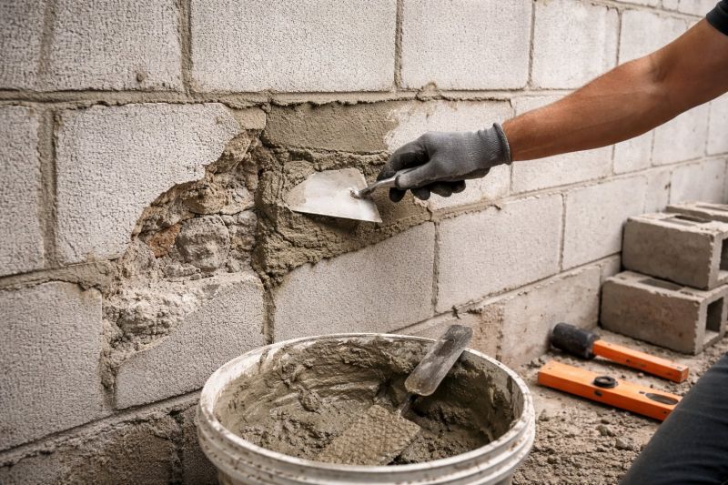 Cinder Block Wall Repair in New Port Richey, FL