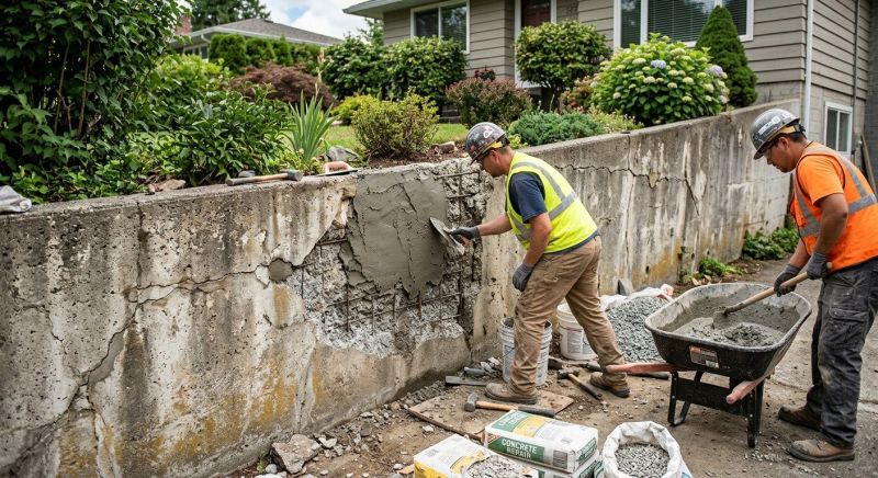 Retaining Wall Repair in Oldsmar, FL